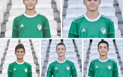 Kulcsár, Tóth, Süveges, Huszár és Vingler az U15-ös válogatottban