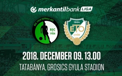 Ma 13 órakor Budaörs – WKW ETO FC Győr