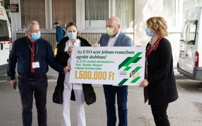 Másfél millió forint a Petz Aladár Megyei Oktató Kórháznak