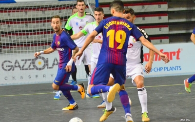 Nagyot küzdött az ETO a Barca ellen