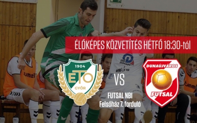 Nézd élőben: 18:30-tól  ETO-Dunaferr!