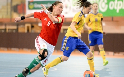 Női futsal: Nem bírtunk az ukránokkal