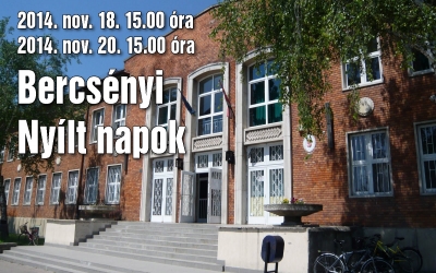 NYÍLT NAPOK A BERCSÉNYIBEN