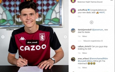 Onódi Ákos újabb öt évig az Aston Villában