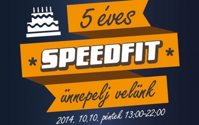ÖT ÉVES A SPEEDFIT!