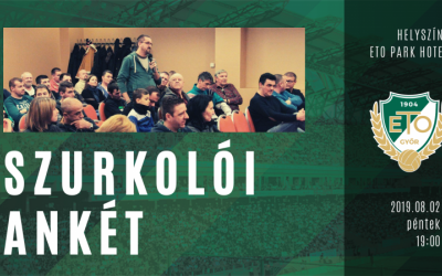 PÉNTEKEN SZURKOLÓI ANKÉT