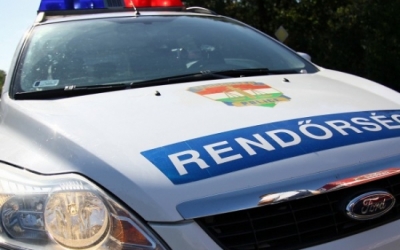 Rendőri felvezetés Budapesten