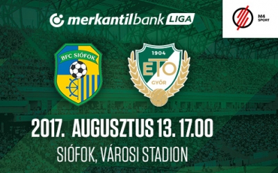 Siófok-ETO rangadó vasárnap