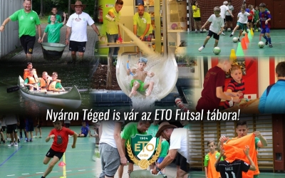 SZÍNES PROGRAMOK! KILENCEDIK ÉVE, IDÉN IS FUTSAL TÁBOR!