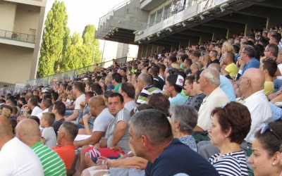 Szurkolás az ETO-ért felső fokon