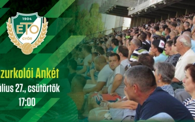 Szurkolói ankét csütörtökön