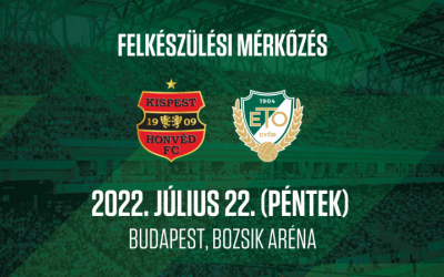 Változott a Honvéd elleni bajnoki főpróbánk kezdési időpontja!